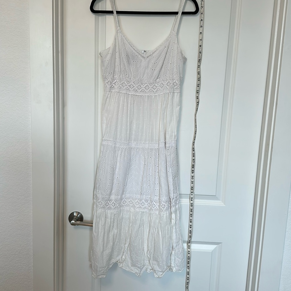 Spencer Jeremy white embroidered dress